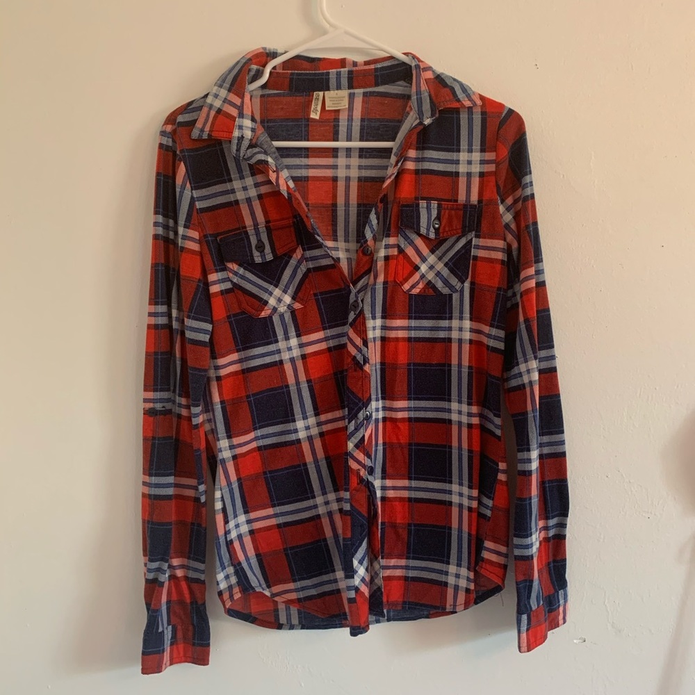 Flannel Long Sleeve Button down